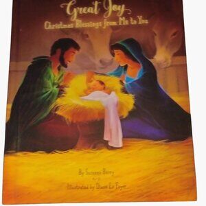 Hallmark Recordable Storybook Great Joy Christmas Blessings Nativity Scene
